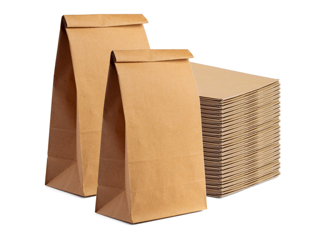 50x braune Beutel 265 x 170 mm Kraftpapiertüten Geschenktüten Kraftpapier als DIY Adventskalender - Ostern - selber machen Tüten Beutel Weihnachten zu