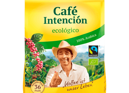 Café Intención Bio Kaffeepads 252g, 36 Pads