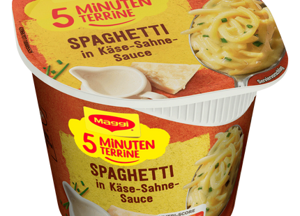 Maggi 5 Minuten Terrine Spaghetti in Käse-Sahne-Sauce 62g