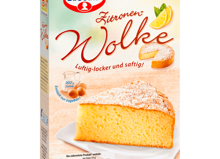 Dr, Oetker Zitronen-Wolke Backmischung 430g