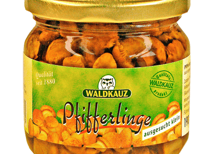 Waldkauz Pfifferlinge ausgesucht klein 100g