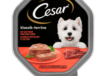 Cesar Schale Klassiker mit Rind und Leber 150g