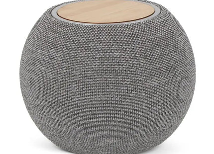 5W Speaker & 15W Drahtlose Ladestation aus RPET & Bambus - Grau TK Gruppe® Grosshandel 