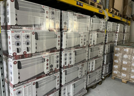 Kompaktowy grzejnik konwektorowy Basic, biały, ok. 27x27cm - idealny do małych pomieszczeń