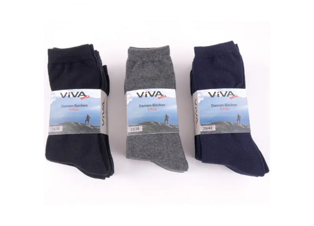 5er-Pack Damensocken, Stilvoll & Bequem, Preiswertes Multipack TK Gruppe® Grosshandel 