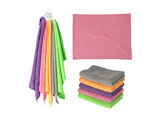 5er-Set Hochleistungs-Mikrofasertücher, 40x30cm, Ultra-Saugfähig 28g TK Gruppe® Grosshandel 