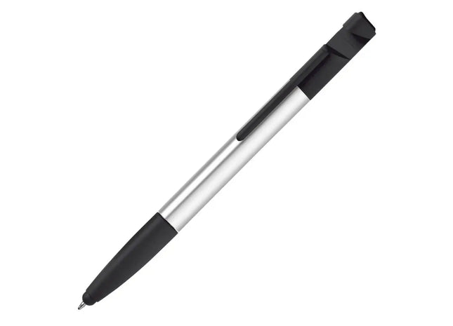 6-in-1 Multifunktionaler Kugelschreiber - Silber, Vielseitig & Praktisch TK Gruppe® Grosshandel 