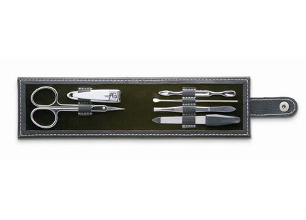 6-teiliges NAILKIT Maniküre-Set in Schwarz – Elegant & Komplett TK Gruppe® Grosshandel 