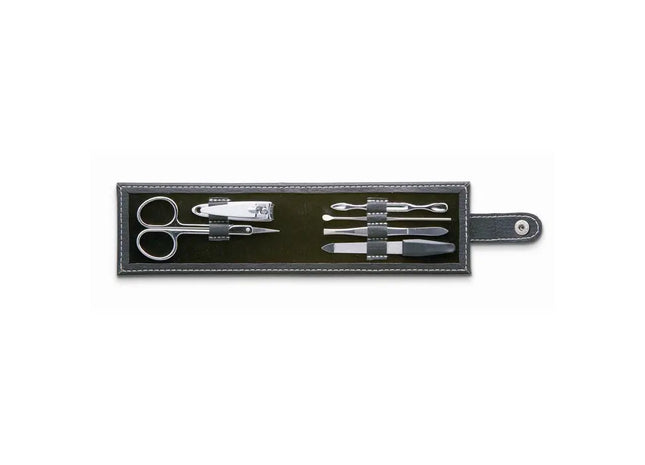 6-teiliges NAILKIT Maniküre-Set in Schwarz – Elegant & Komplett TK Gruppe® Grosshandel 