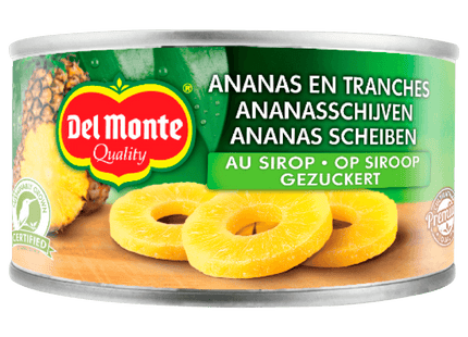 Del Monte Ananas Scheiben gezuckert 140g