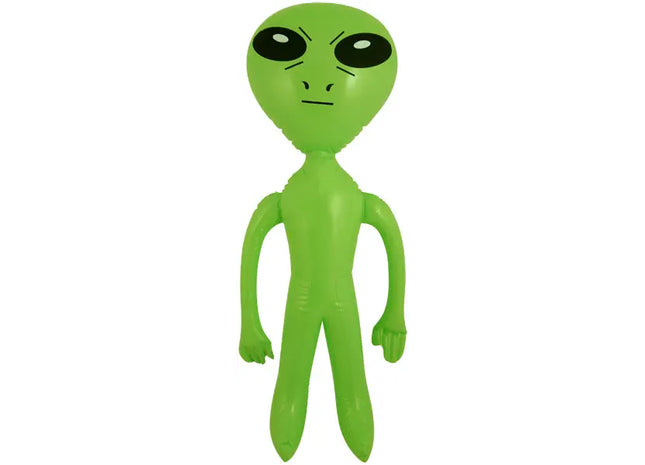 64 cm aufblasbarer Alien, großes außerirdisches Spielzeug für Partys und Dekoration TK Gruppe® Grosshandel 