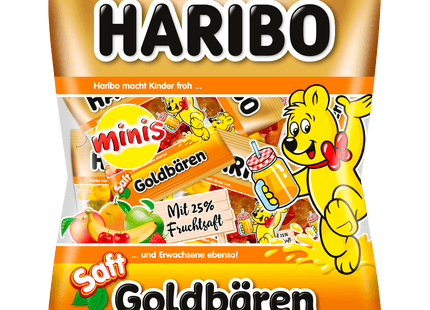 Haribo Fruchtgummi Saft-Goldbären Minis 220g