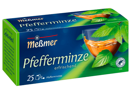 Meßmer Pfefferminze 56g, 25 Beutel