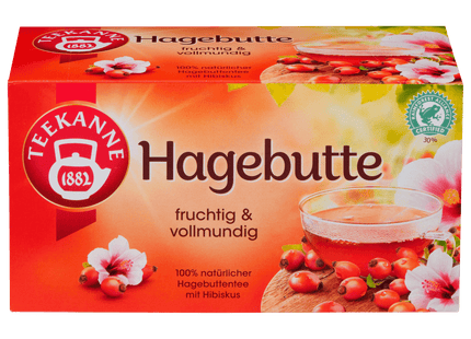 Teekanne Vollmundige Hagebutte 70g, 20 Beutel