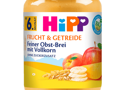 Hipp Bio Frucht & Getreide Feiner Obstbrei 190g