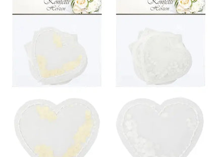 6er Set Herz-Konfetti, jeweils 2 pro Set, ca. 5cm - Ideal für Feiern TK Gruppe® Grosshandel 