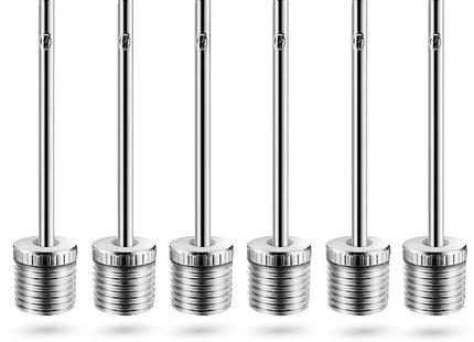 6x Ballpumpe Schraubgewinde - alle Bälle - Ballnadeln Adapter Nadeln Ersatznadeln Ventilnadeln Nadelventil (6X Stück)