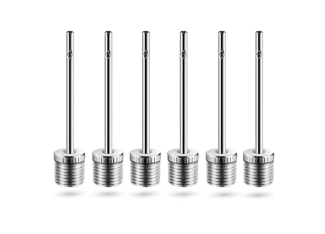 6x Ballpumpe Schraubgewinde - alle Bälle - Ballnadeln Adapter Nadeln Ersatznadeln Ventilnadeln Nadelventil (6X Stück)