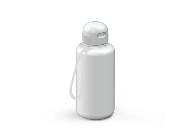 700ml Sports Flasche mit Riemen, Weiß-Transparent TK Gruppe® Grosshandel 