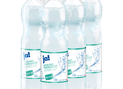 ja! Mineralwasser Medium 6x1,5l