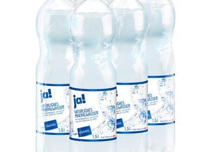 ja! Mineralwasser Classic 6x1,5l