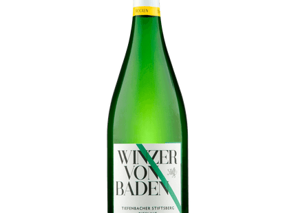 Baden Tiefenbacher Stiftsberg Riesling Weißwein QbA trocken 1l