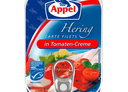 Appel Heringsfilets in Tomaten-Creme 100g