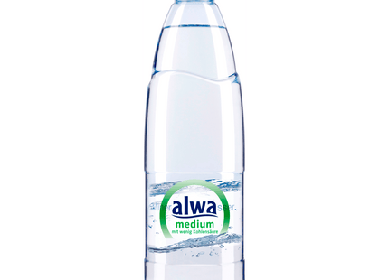 Alwa medium mit wenig Kolensäure 0,5l