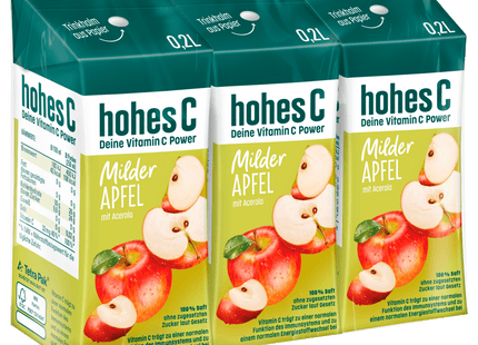 Hohes C Milder Apfel 100% Saft 3x0,2l