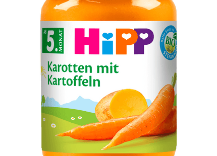 Hipp Bio Früh-Karotten mit Kartoffeln 190g