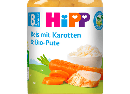 Hipp Reis mit Karotten & Bio-Pute 220g