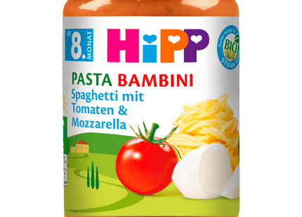 Hipp Pasta Bambina Bio Spaghetti Tomate-Mozzarella 220g