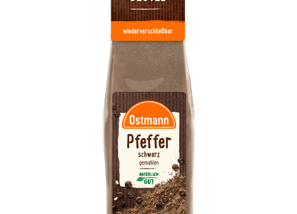 Ostmann Pfeffer schwarz gemahlen 50g