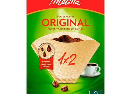 Melitta Filtertüten 1x2 naturbraun 80 Stück