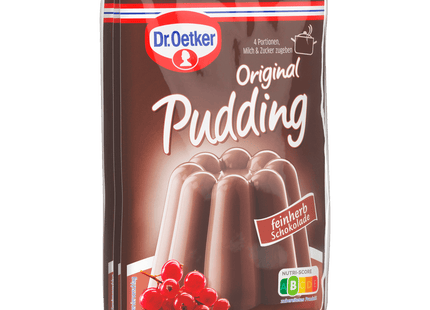 Dr, Oetker Original Pudding Schokolade Feinherb 3x37g