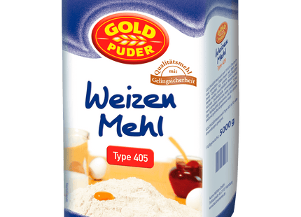 Goldpuder Weizenmehl Typ 405 5kg