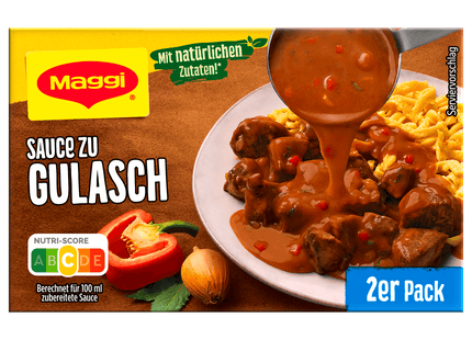 Maggi Sauce zu Gulasch 2er Pack ergibt 2x250ml