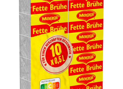 Maggi Fette Brühe Stange mit 10x10g ergibt 5 Liter