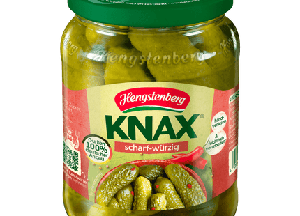 Hengstenberg Knax Gurken scharf-würzig 360g