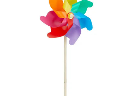 Farbenfrohes Großes Windspiel, Einfaches Design, Ca. 30cm Durchmesser/75cm Höhe - Dekoration für Draußen TK Gruppe® Grosshandel 