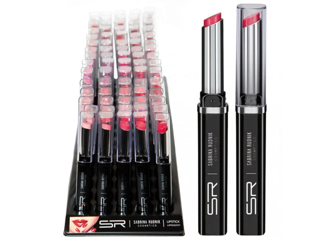 75er Tray Lippenstifte in Rot & Pink, 12 Farbtöne - Ideal für Make-up Liebhaber TK Gruppe® Grosshandel 