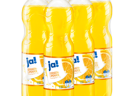 ja! Orangen-Limonade 6x1,5l