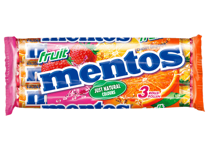 Mentos Kaubonbon Fruit 3x38g