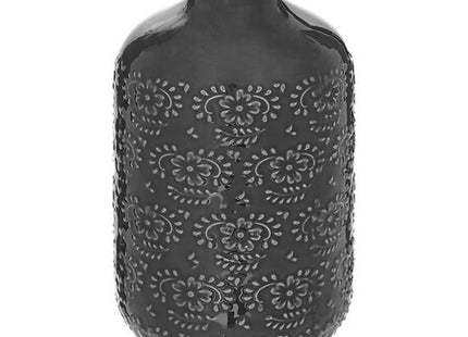 Vase "Winterlicht" aus Keramik H21,5cm grau