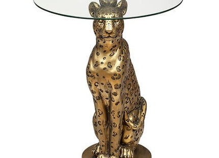 Couchtisch "Leopard" aus Kunstharz &amp