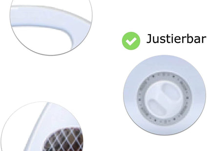 Kompaktowy grzejnik konwektorowy Basic, biały, ok. 27x27cm - idealny do małych pomieszczeń