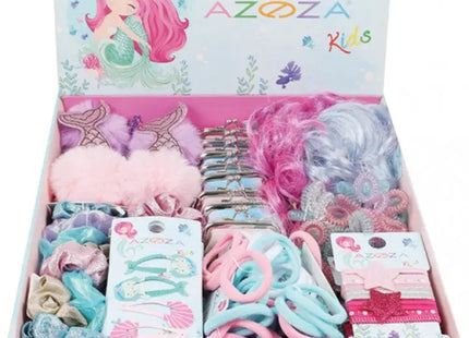 8-Piece Assorted Mermaid Hair, Sleeve & Purse Set for Kids - Magical Ocean Accessories TK Gruppe® Grosshandel 