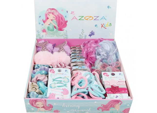 8-Piece Assorted Mermaid Hair, Sleeve & Purse Set for Kids - Magical Ocean Accessories TK Gruppe® Grosshandel 