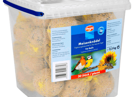 Degro Meisenknödel im Eimer 2,5kg, 30 Stück