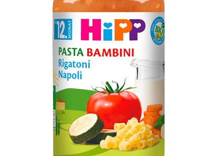 Hipp Bio Pasta Bambini Rigatoni Napoli 250g